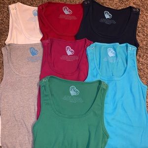 Lot of 7 Bun a nursing tanks